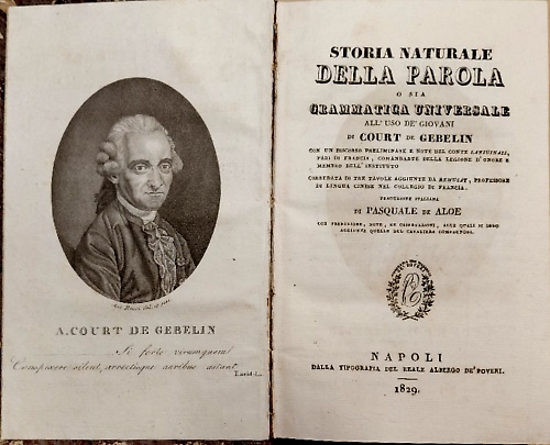 Storia naturale della parola o sia grammatica universale all'uso de' giovani.