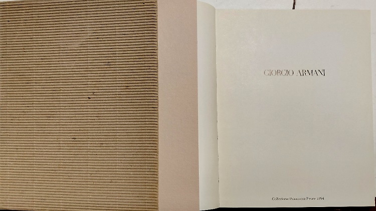 Giorgio Armani. Primavera estate 1994.
