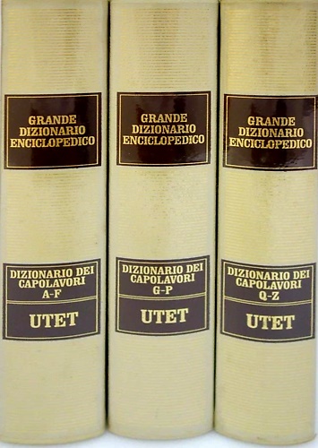 Grande Dizionario Enciclopedico. Dizionario dei capolavori.