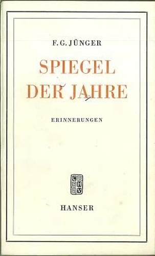 Spiegel der Jahre. Erinnerungen.