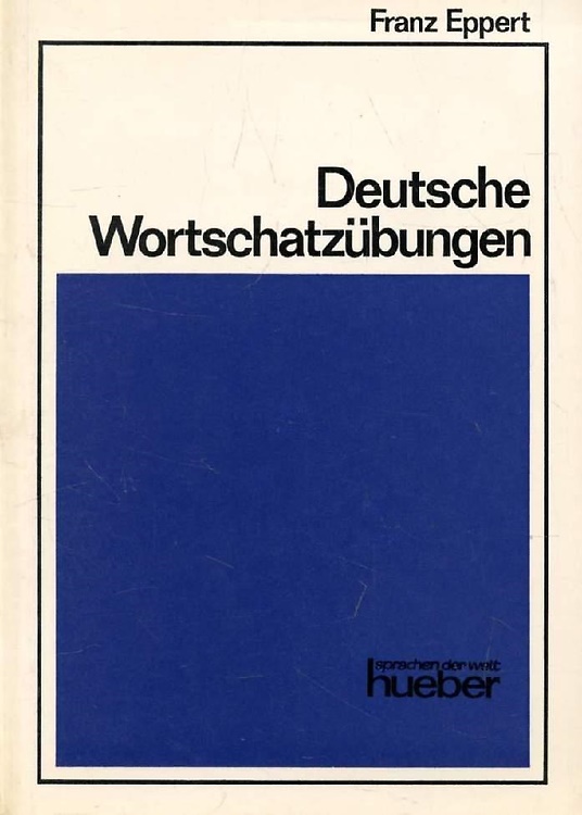 Deutsche Wortschatzubungen.