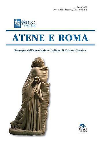 9788867608867-Atene e Roma. Nuova Serie Seconda, XIV - Fasc. 1-2, 2020.