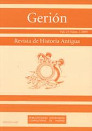 9789722019323-Gerión. Revista de Historia Antigua. Vol.23 num.2.