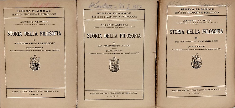 Storia della filosofia.