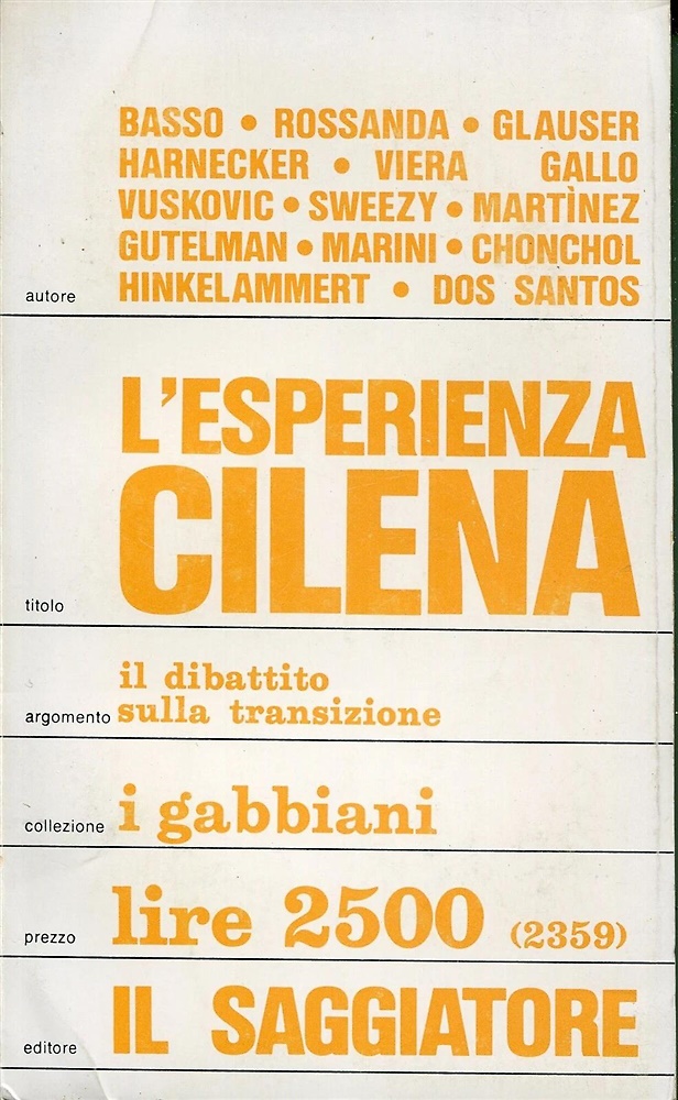 L'esperienza cilena.