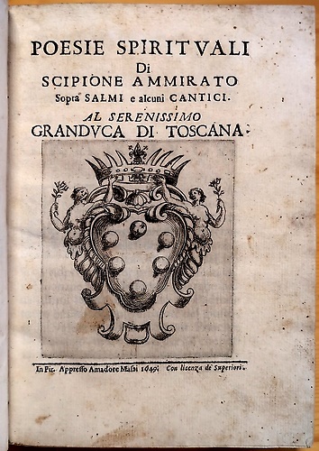 Poesie spirituali sopra salmi e alcuni cantici.