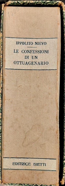 Confessione di un ottuagenario.