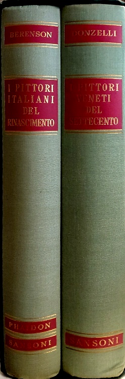 Pitture italiani del Rinascimento. I pittori veneti del settecento.