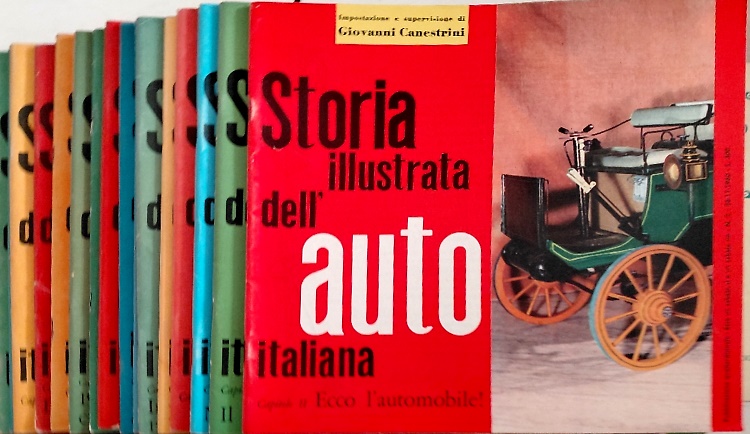 Storia illustrata dell'auto italiana. lotto di 16 fascicoli.