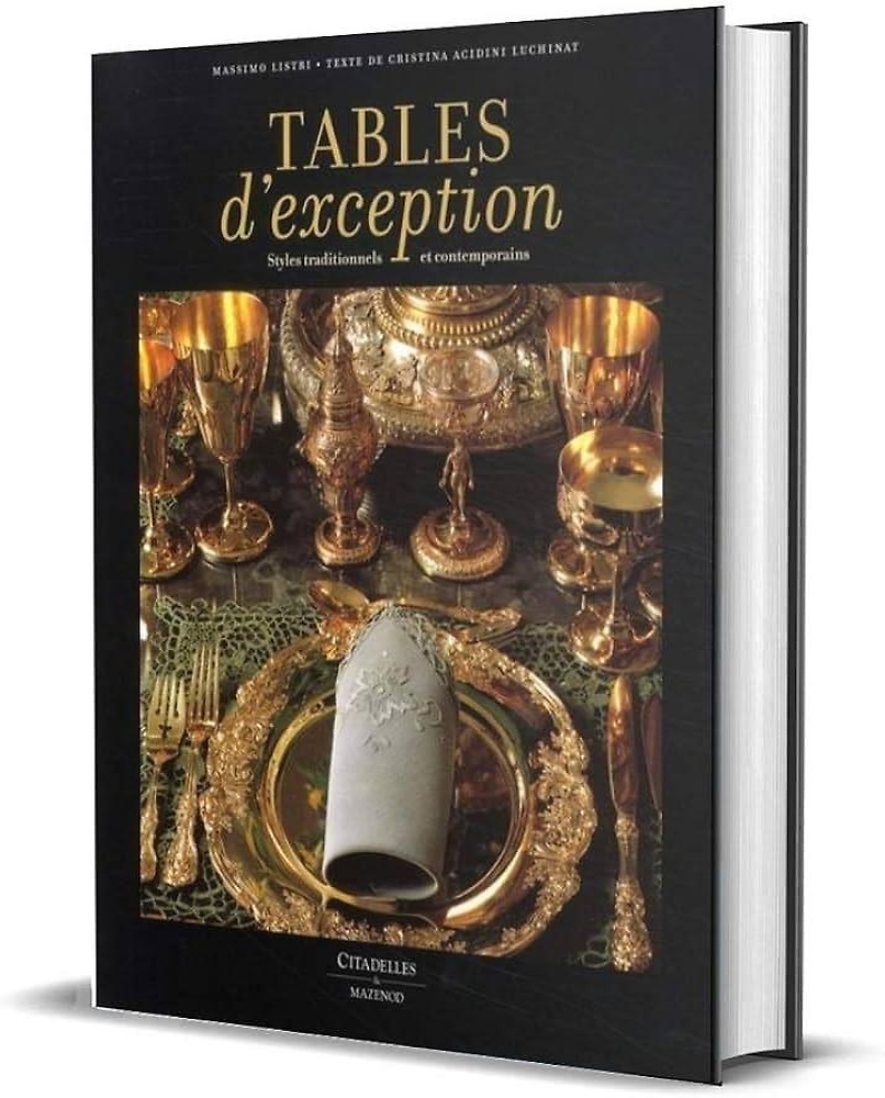 9782850882630-Tables d'exceptions. Styles tradittionnels et contemporaines.