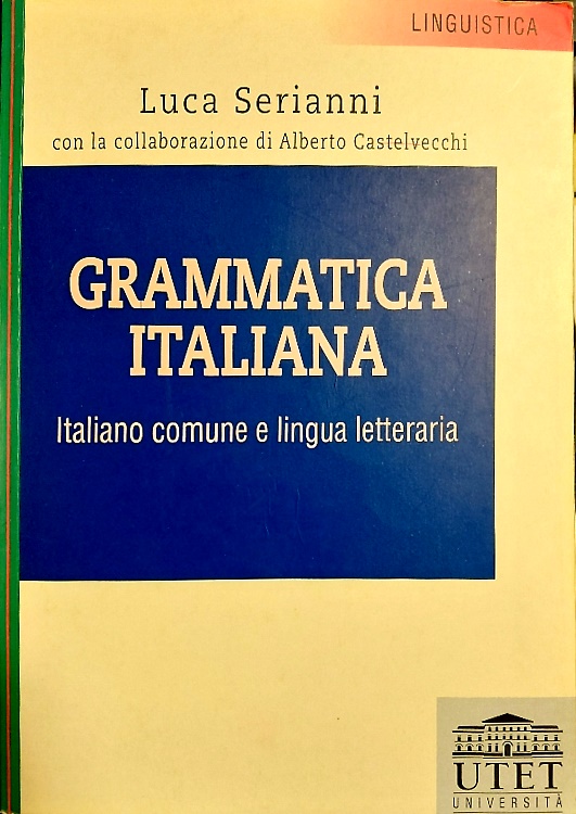 9788877500335-Grammatica italiana.