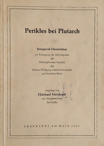 Perikles bei Plutarch