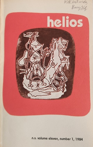 Helios. Journal of the Classical Association of the Southwest. Volume 11, number