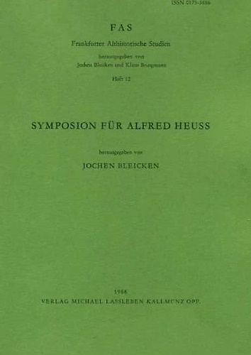 9783784771120-Symposion für Alfred Heuss.