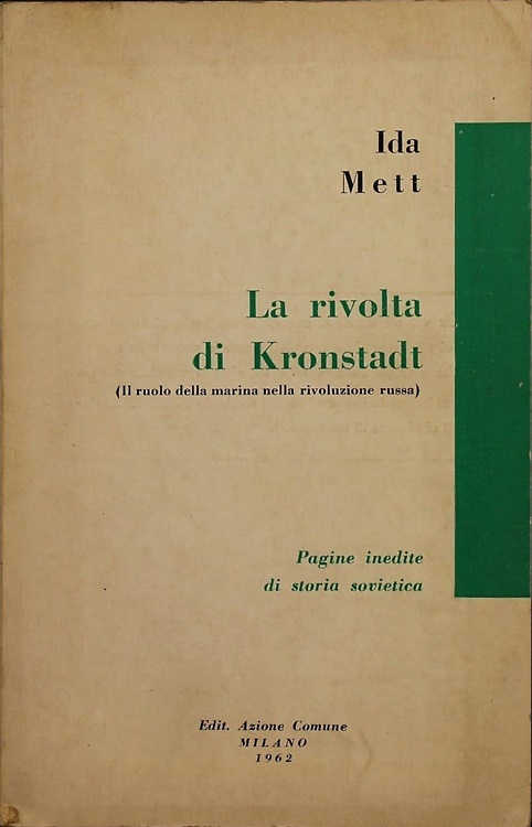 La rivolta di kronstadt. Il ruolo della marina nella rivoluzione russa.