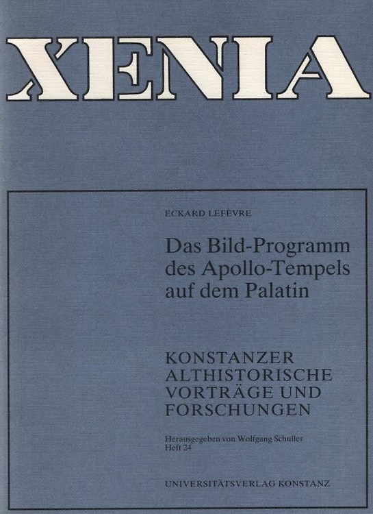 9783879403585-Das Bild-Programm des Apollo-Tempels auf dem Palatin.