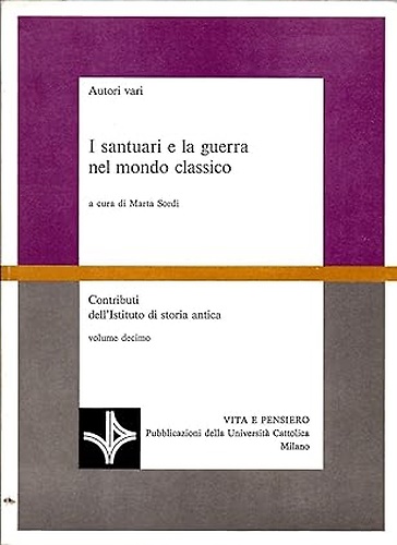 9788834303320-I santuari e la guerra nel mondo classico.