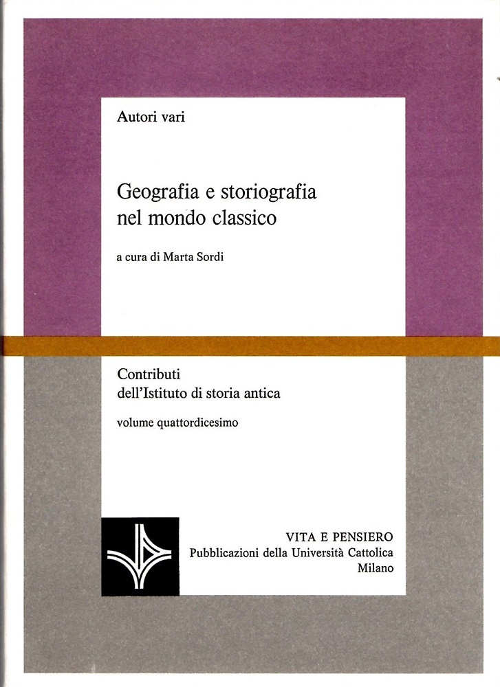 9788834303436-Geografia e storiografia nel mondo classico.