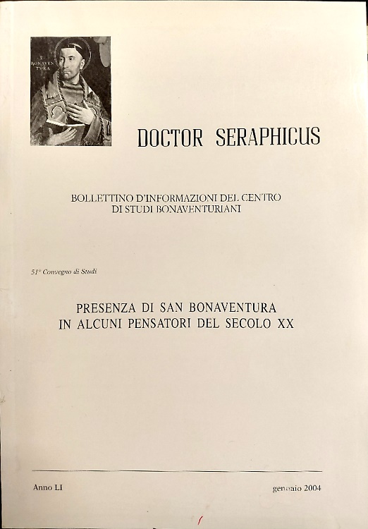Presenza di san Bonaventura in alcuni pensatori del secolo XX.