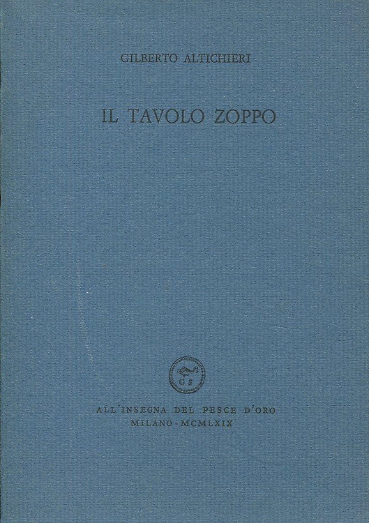 Il tavolo zoppo.