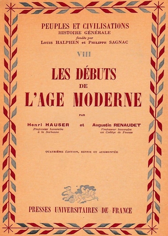 Les debuts de l'age moderne.