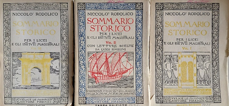 Sommario storico per i licei e gli istituti magistrali.