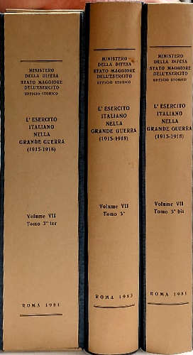 L'esercito italiano nella Grande Guerra (1915-1918).Volume VII :Le operazioni fu