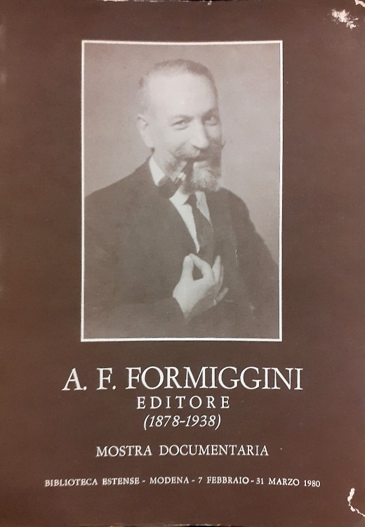 Angelo Fortunato Formiggini Editore (1878-1938).