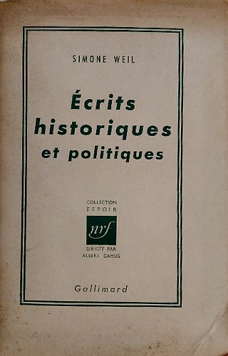Ecrits historiques et politiques.