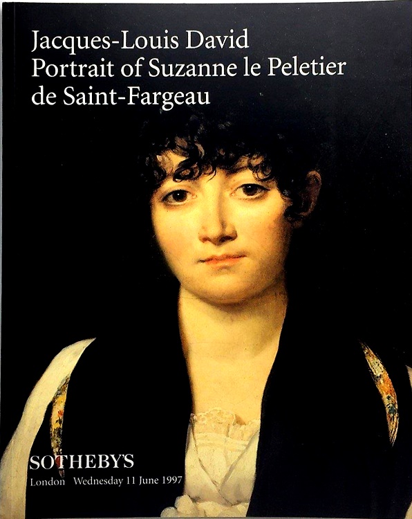 Jacques Louis David. Portrait of Suzanne le Peletier de Saint Fargeau.