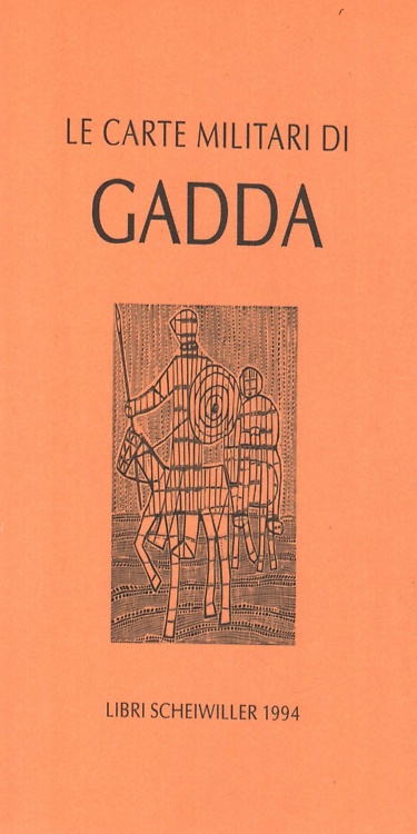 9788876441950-Le carte militari di Gadda.