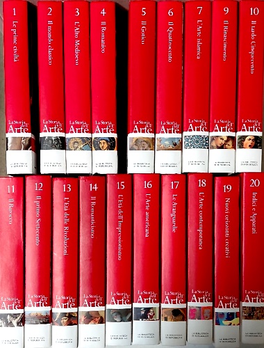 Storia dell'arte.  20 volumi.