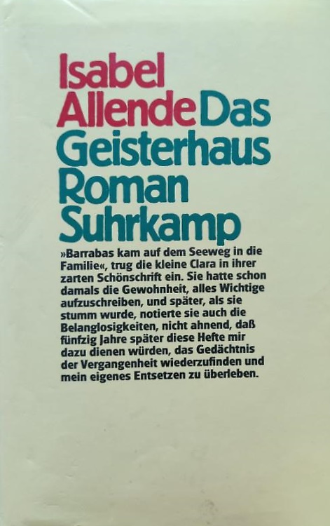 9783518045879-Das Geisterhaus. Roman.