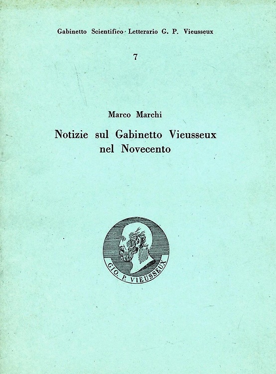 Notizie sul Gabinetto Vieusseux nel Novecento.