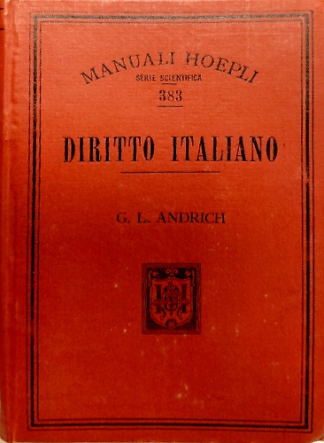 Introduzione allo studio del diritto italiano.