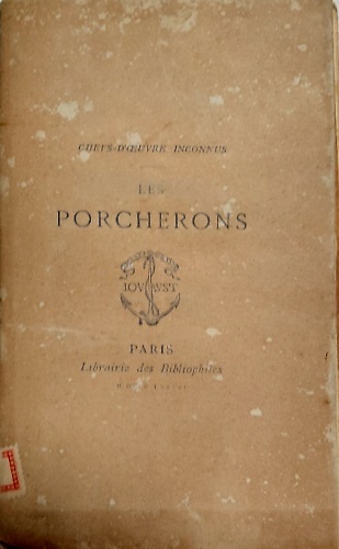 Les Porcherons, poème en sept chants, publié par le Bilbiophile Jacob.