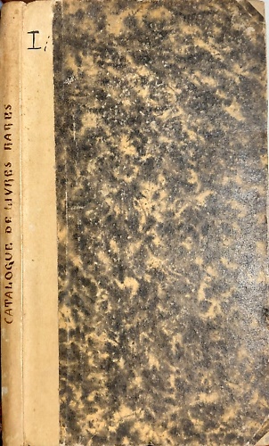 Catalogue d'une precieuse collection de livres anciens et rares , la plupart en
