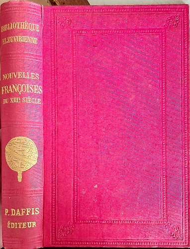 Nouvelles francoises en prose du XIII siecle,