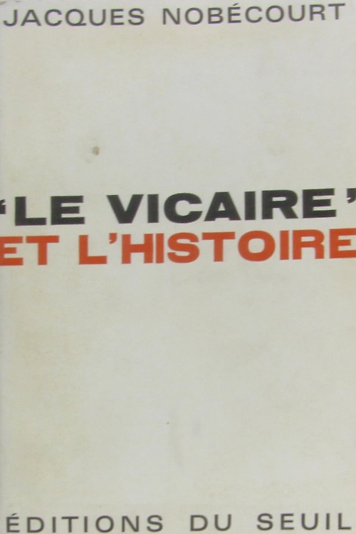 9782020022439-Le vicaire et l'histoire.
