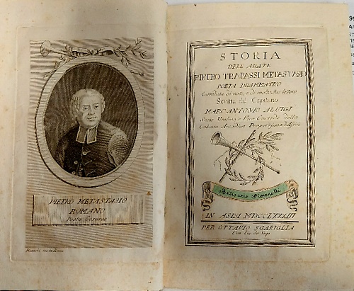 Storia dell' abate Pietro Trapassi Metastasio poeta drammatico.