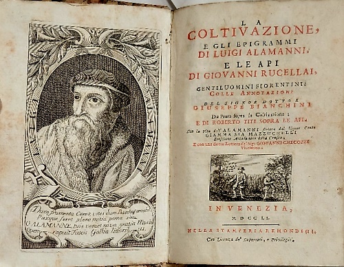 La Coltivazione e gli Epigrammi di Luigi Alamanni, e Le Api di Giovanni Rucellai