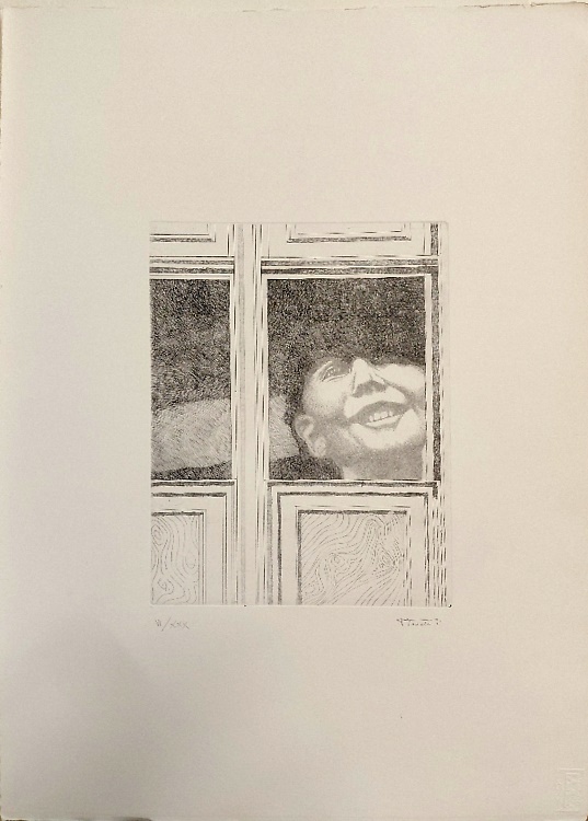 Figura alla finestra.