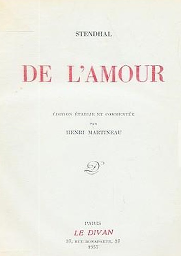 De l'Amour.