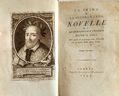 La prima e la seconda cena. Novelle. Alle quali si aggiunge una Novella che ci r