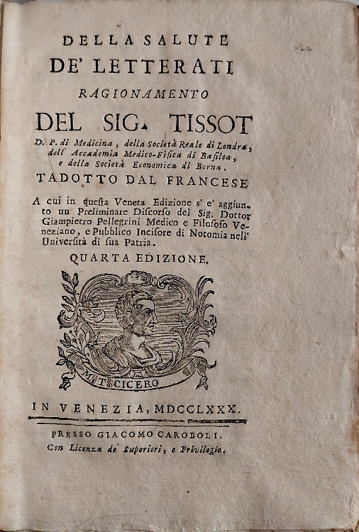 Della salute de' letterati. Ragionamento.