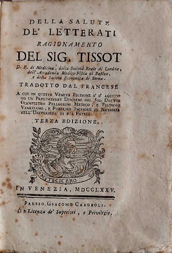 Della salute de' letterati. Ragionamento.
