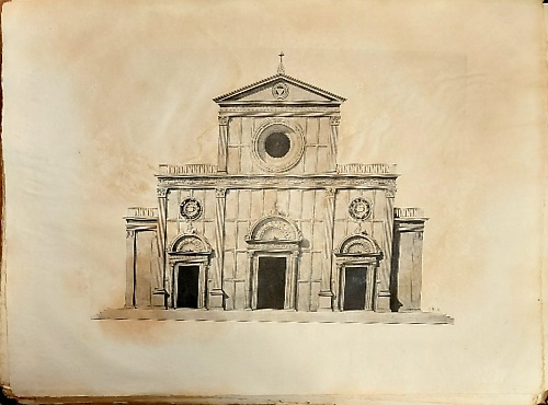 Concorso per la facciata della regia Basilica di San Lorenzo in Firenze.