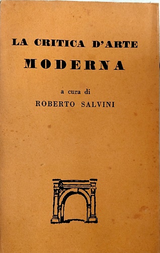 La critica d'arte moderna (la pura visibilità).