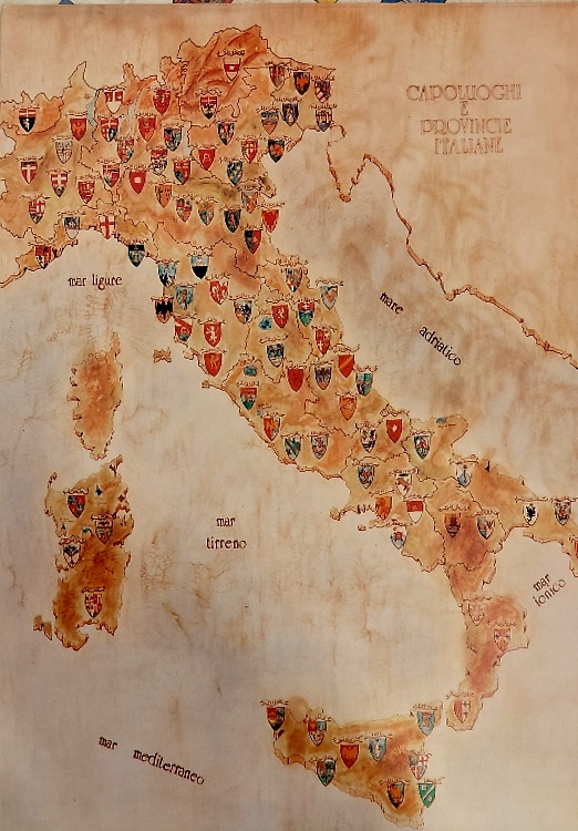 Capoluoghi e provincie italiane.