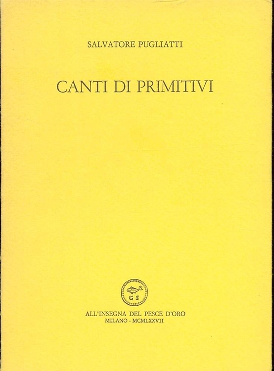 Canti di primitivi.